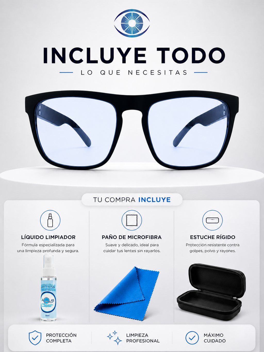 Blue Block — Negro Mate